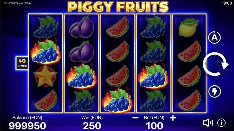 Piggy Fruits - permulaan mod permainan utama